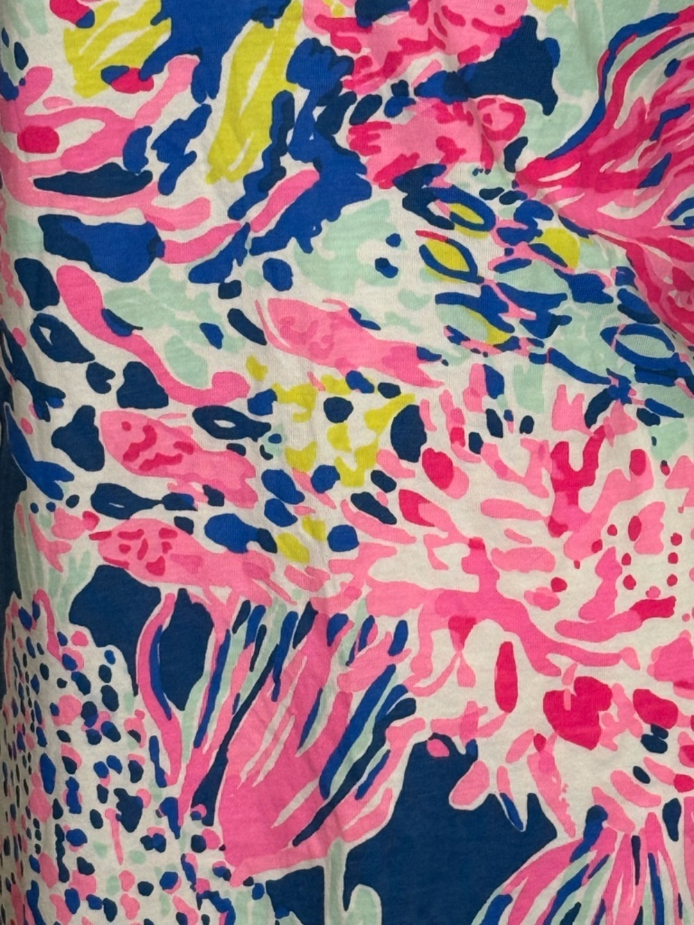 Lilly Pulitzer Banyan T-Shirt Dress ‘Sunken Treasure’ Print Women’s Size Medium - Picture 7 of 8